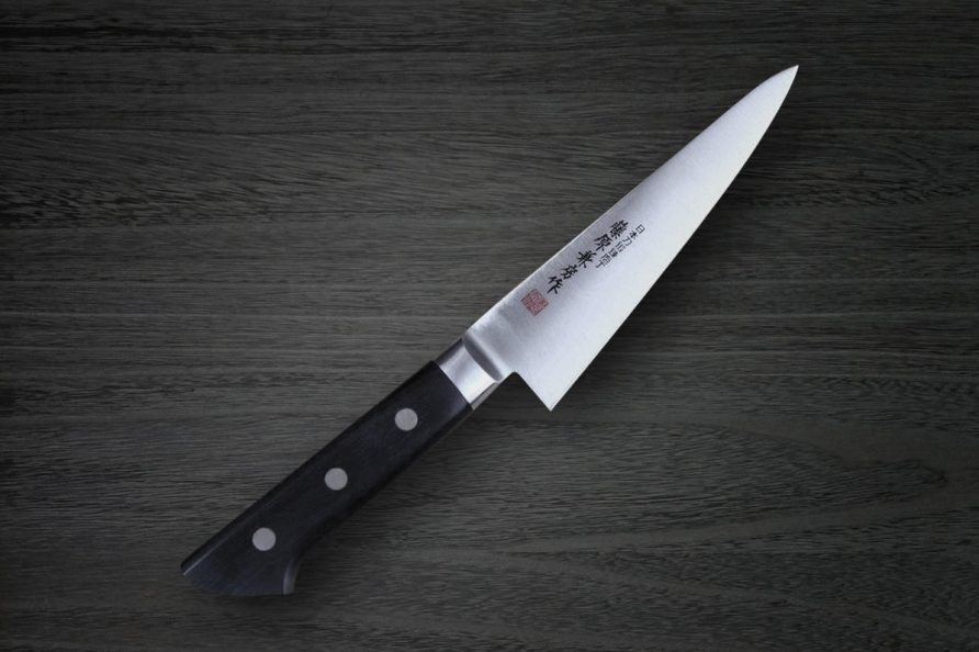 Fujiwara Kanefusa Molybdenum Stainless Japanese Chef's Honesuki (Boning) Knife 145mm
